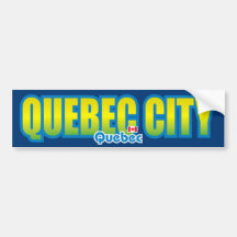 Quebec City Bumper Bumper Stickers