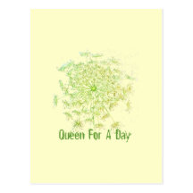 Queen For A Day Post Card