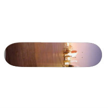 Queen Mary Decks Ships Night Skate Deck