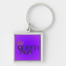 Queen Mum / gold crown Keychains