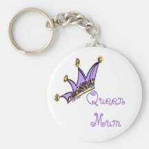 Queen Mum Keychain