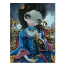 "Queen of Bees" Postcard