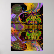 Queen of Genii-Guardian of the spirit V-1-A Posters