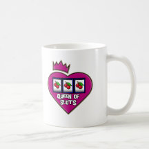 QUEEN OF SLOTS COFFEE MUGS