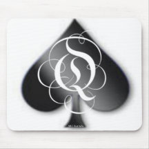 Queen Of Spades Mouse Pads