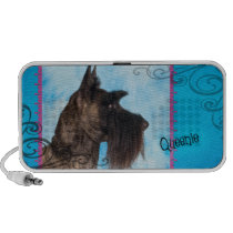Queenie the Scottish Terrier Portable Speaker speakers