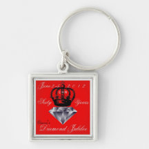 Queens Diamond Jubilee Keychain