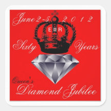 Queens Diamond Jubilee Sticker