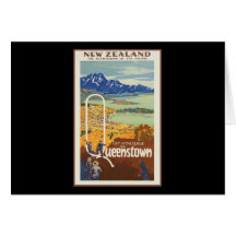 Queenstown New Zealand Greeting Card