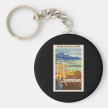 Queenstown New Zealand Keychains