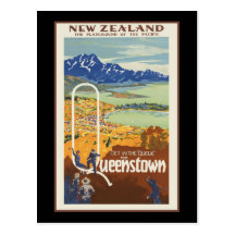 Queenstown New Zealand Postcard