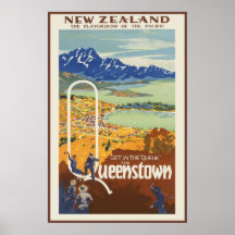 Queenstown New Zealand Posters