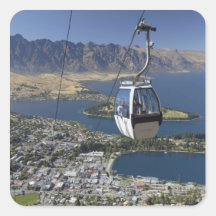 Queenstown, New Zealand Square Sticker