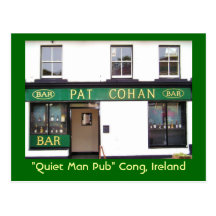 Quiet Man Pub Postcard