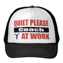 Quiet Please Coach At Work Mesh Hat