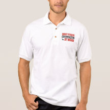 Quiet Please Keyboard Player At Work Polo T-shirt