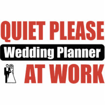 Quiet Please Wedding Planner At Work Photo Cut Outs