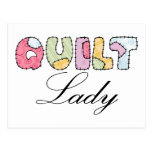 QUILT Lady Postcard