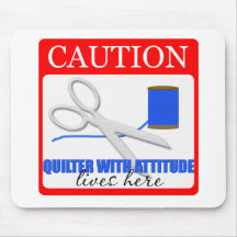 quilter with mouse mats
