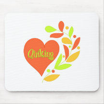 Quilting Heart Mousepad