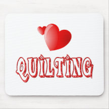 Quilting Hearts Mouse Pads