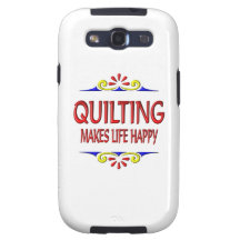 Quilting Makes Life Happy Galaxy SIII Case