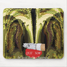 QUIT NOW -  Smoking is injurious to health Mousepad