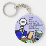 Quitting Time Key Chain