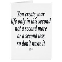 Quote for creating your life cards
