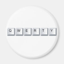 Qwerty Refrigerator Magnet