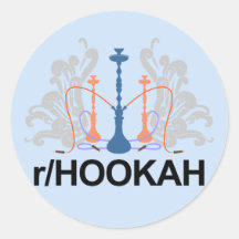 r/Hookah Sticker Dark
