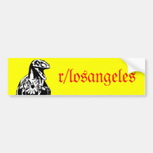 r/LosAngeles Raptor Jesus Bumper Sticker