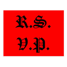 R.S.V.P ll Post Cards