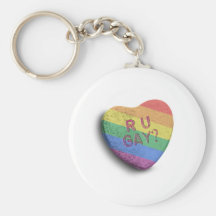 R U GAY CANDY -.png Key Chains