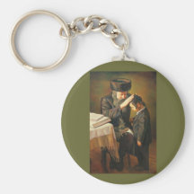 Rabbi and Student Keychain
