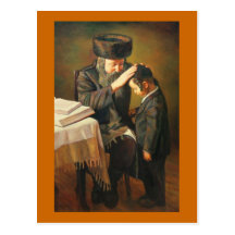 Rabbi and Student Postcards