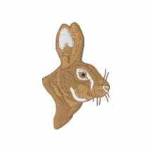 Rabbit Embroidered Hoodie