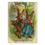 Rabbit friends easter card