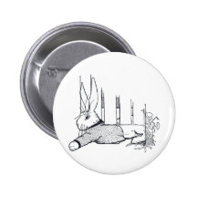 Rabbit Squeezing Under Gate Pin