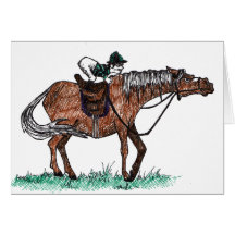 Racing Nowhere Greeting Cards