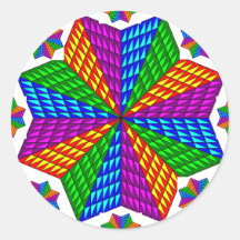 radial sticker