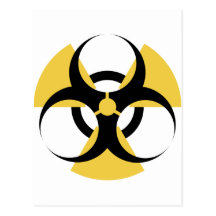 Radioactive Biohazard Postcard