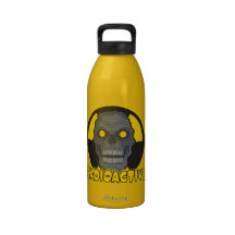 Radioactive Skull Water Bottle