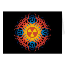 Radioactive Symbol Card