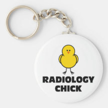 Radiology Chick Key Chain
