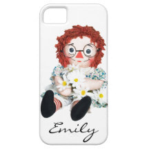 Rag Doll with daisies iPhone 5 Case