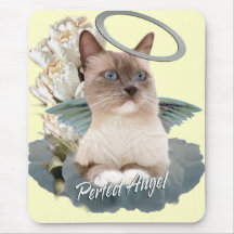 Ragdoll Perfect Angel Kitten Mouse Pad