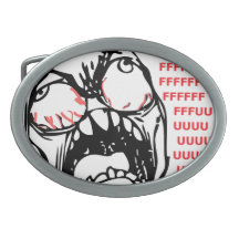 Rage Oval Belt Buckle