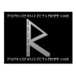 Raidho Rune grey Postcards