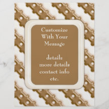 Rail Fence - Milk Chocolate and White Chocolate Full Colour Flyer